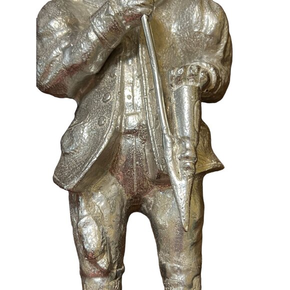 Vtg 70's Arthur Court Smoking Fox Wall Hook Red Carnelian Eyes Cast Aluminum - Picture 3 of 7